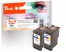 320087 - Peach Doppelpack Druckköpfe color kompatibel zu Canon CL-546XL*2, 8288B001*2