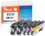 320995 - Peach Spar Plus Pack Tintenpatronen kompatibel zu Brother LC-3233